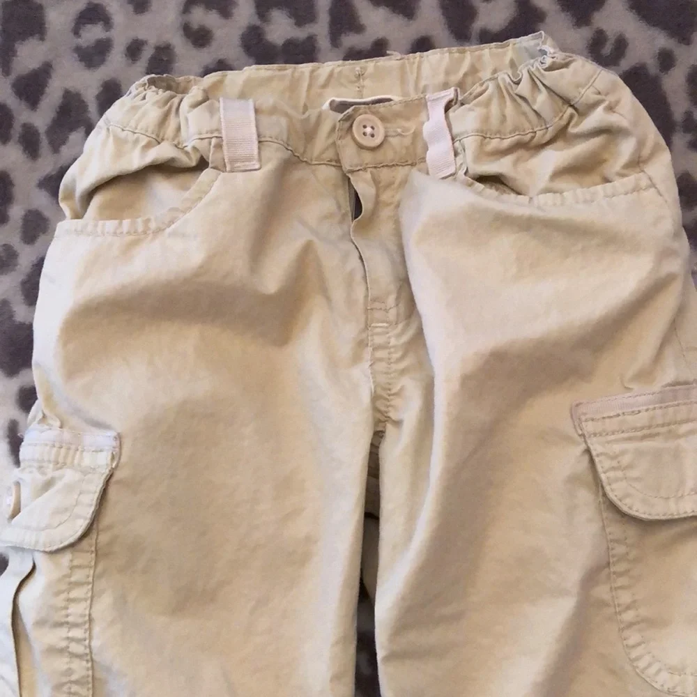Old Navy Crazy 8 Pink Stripe Top Utility Pant Bundle Size 18-24 Months